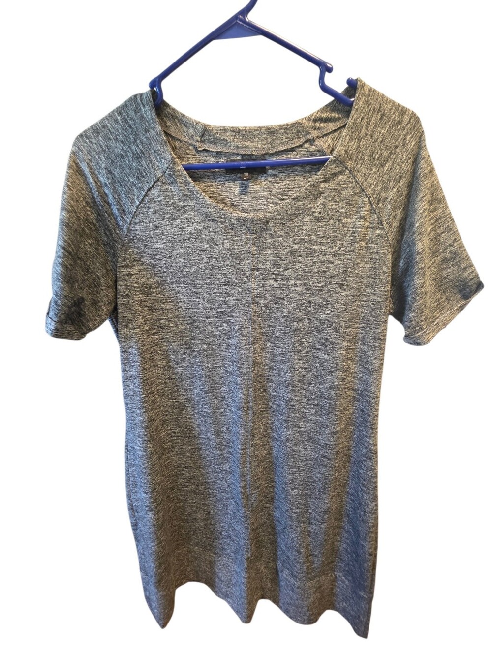 The Limited Heather Gray Short Sleeve Dress